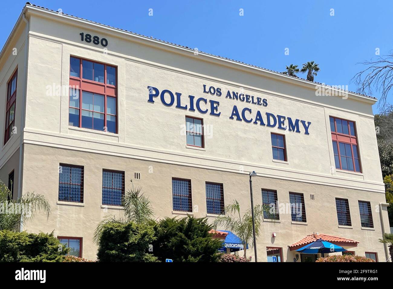 Eine allgemeine Ansicht der Los Angeles Police Academy, Dienstag, 20. April 2021, in Los Angeles. Stockfoto