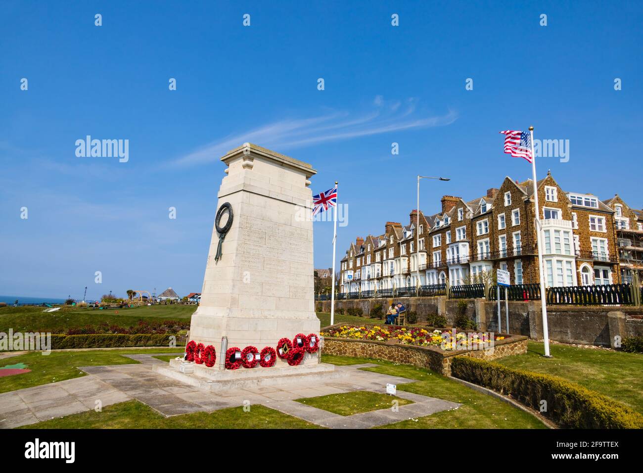 War Memorial, Hunstanton, Norfolk, England. Stockfoto