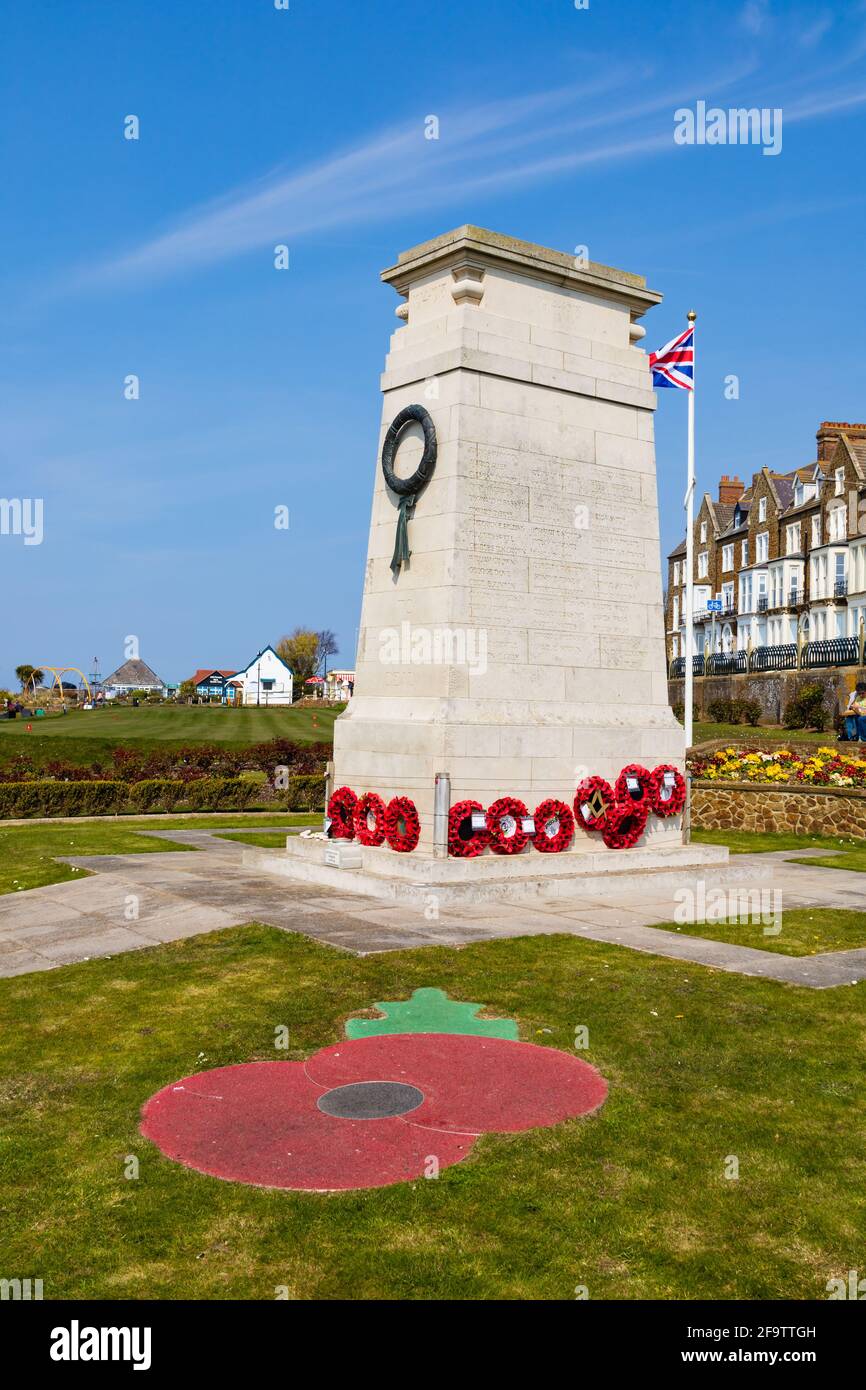 War Memorial, Hunstanton, Norfolk, England. Stockfoto