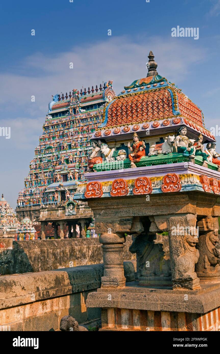 Nataraja Tempel Chidambaram Tamil Nadu Indien Stockfoto