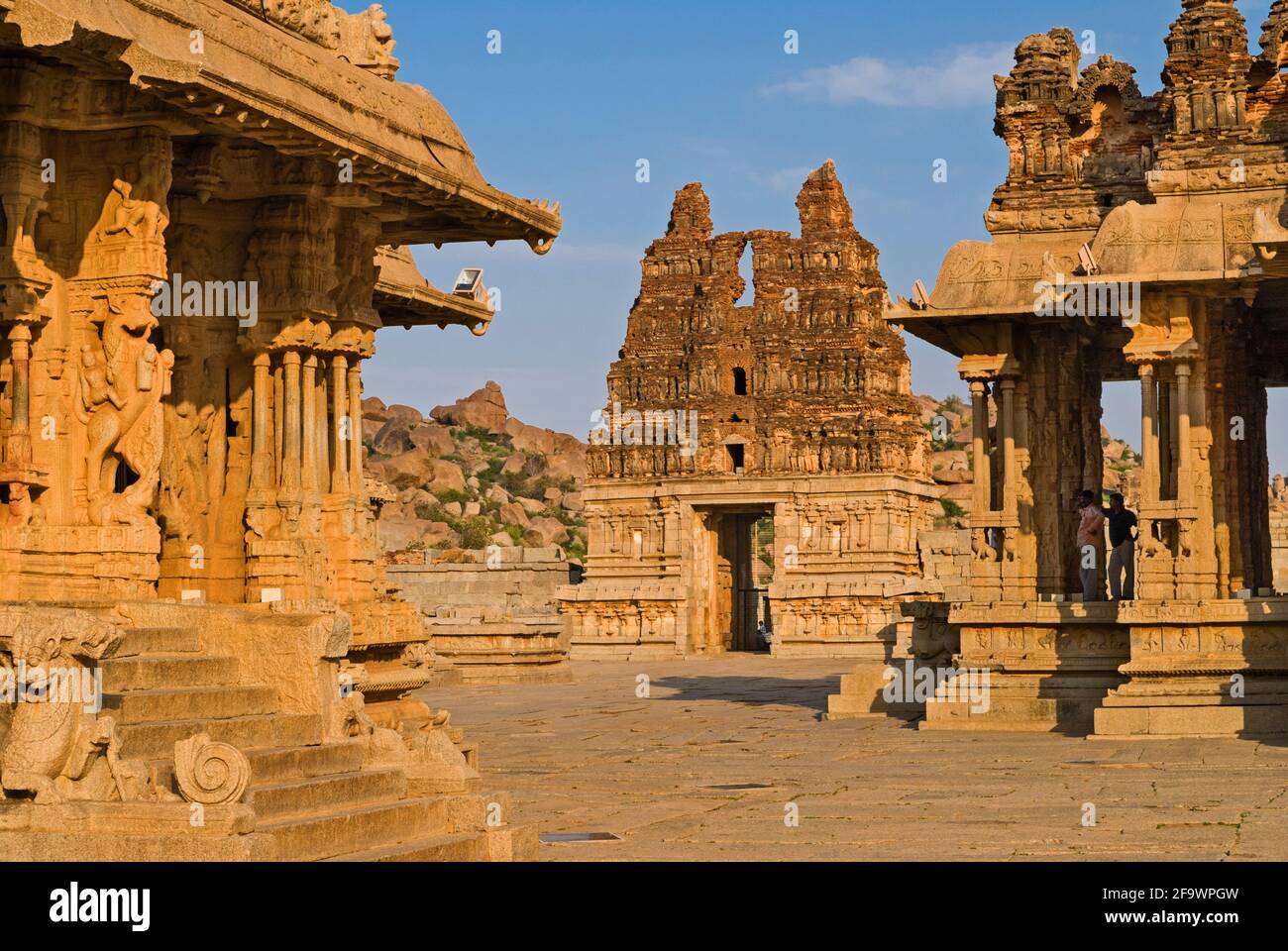 Vitthala-Tempel Hampi Karnataka Indien Stockfoto