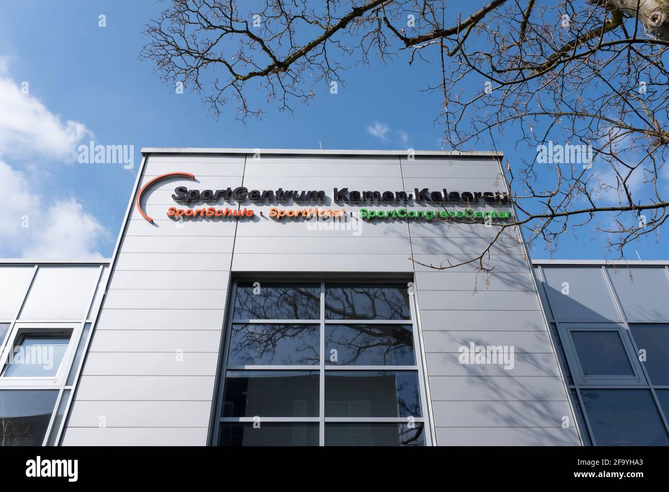 Sportzentrum Kamen Kaiserau, Kamen, Ruhrgebiet, Nordrhein-Westfalen, Deutschland, Europa Stockfoto