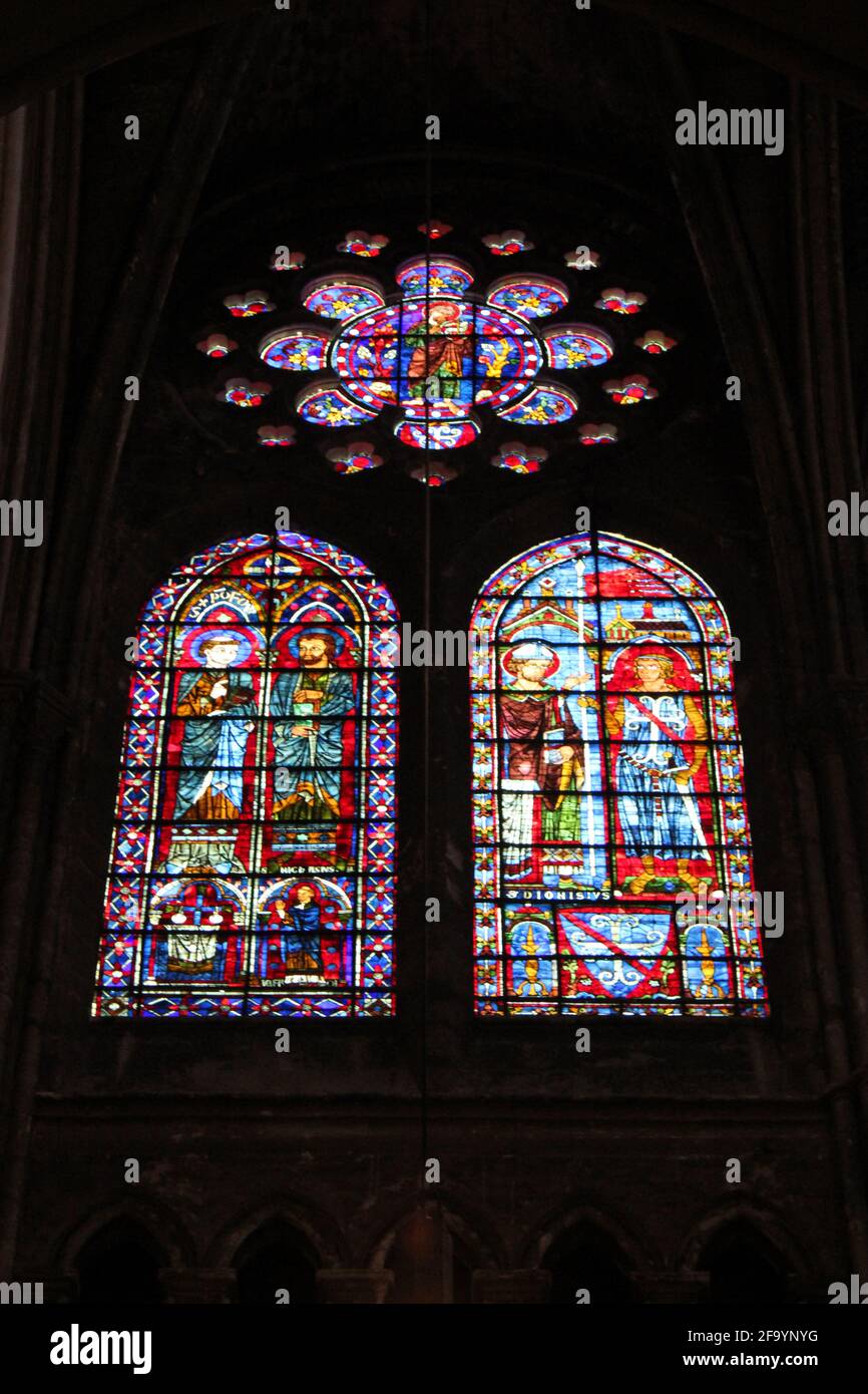 Unsere Frauenkathedrale in chartres in frankreich Stockfoto