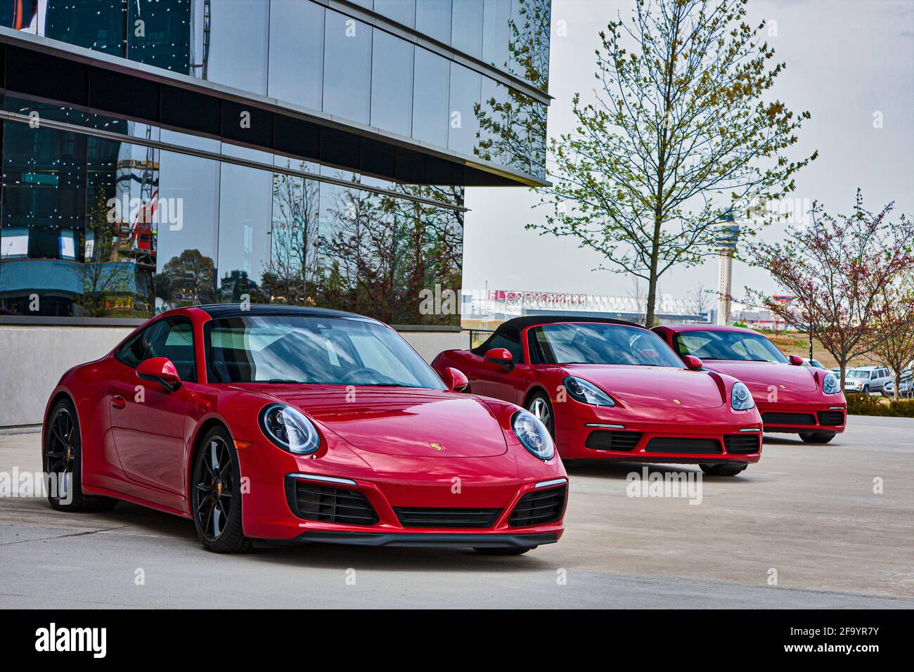 Porche Experience Center, Sport Driving School, Atlanta, Georgia, Stockfoto