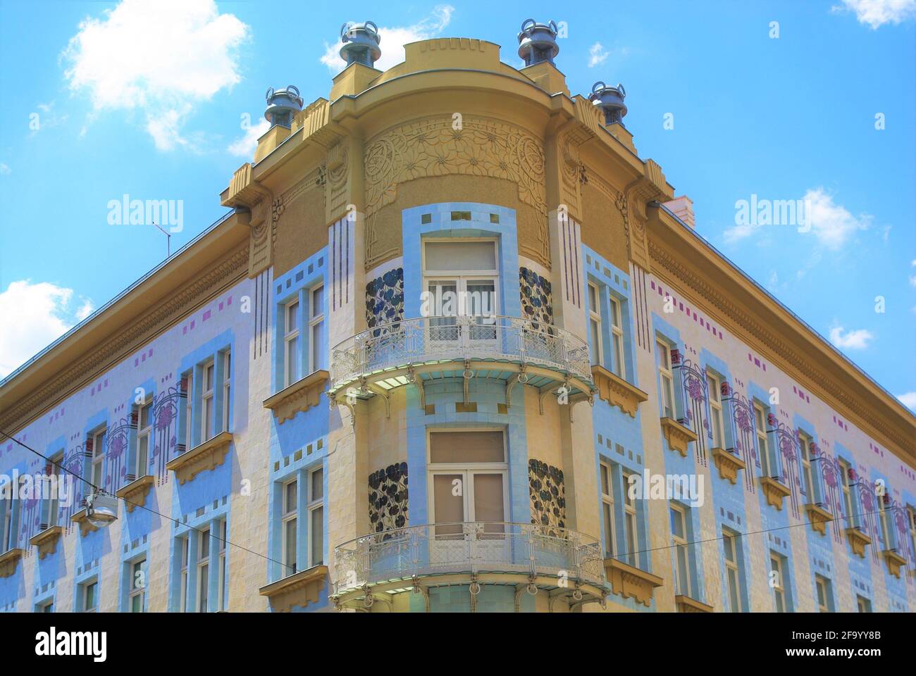 Kallina House, Zagreb, Kroatien Stockfoto