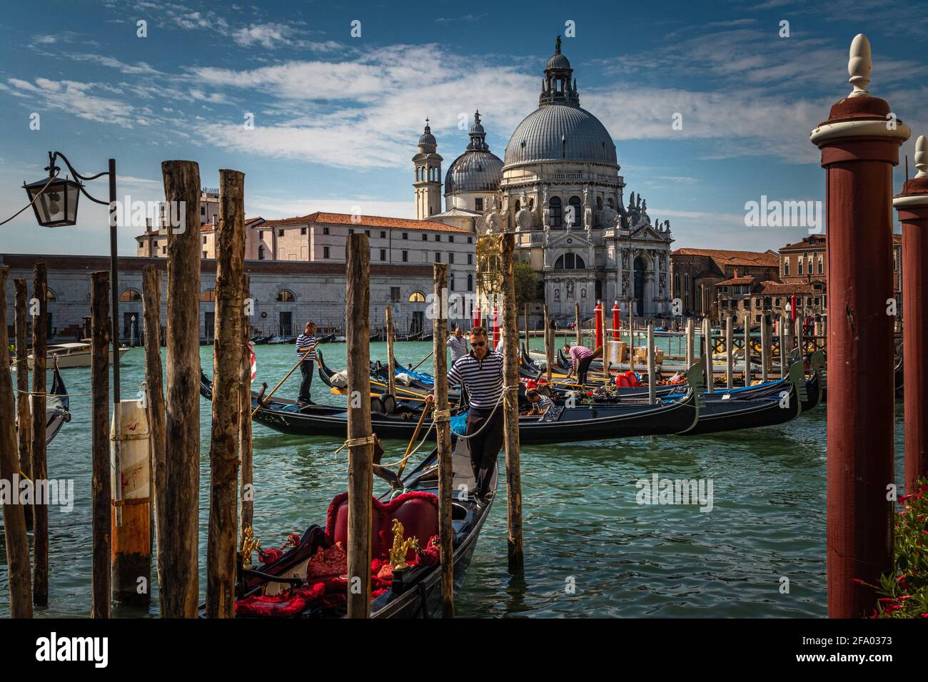 Basilica di Santa Maria della Salute, Venedig Stockfoto