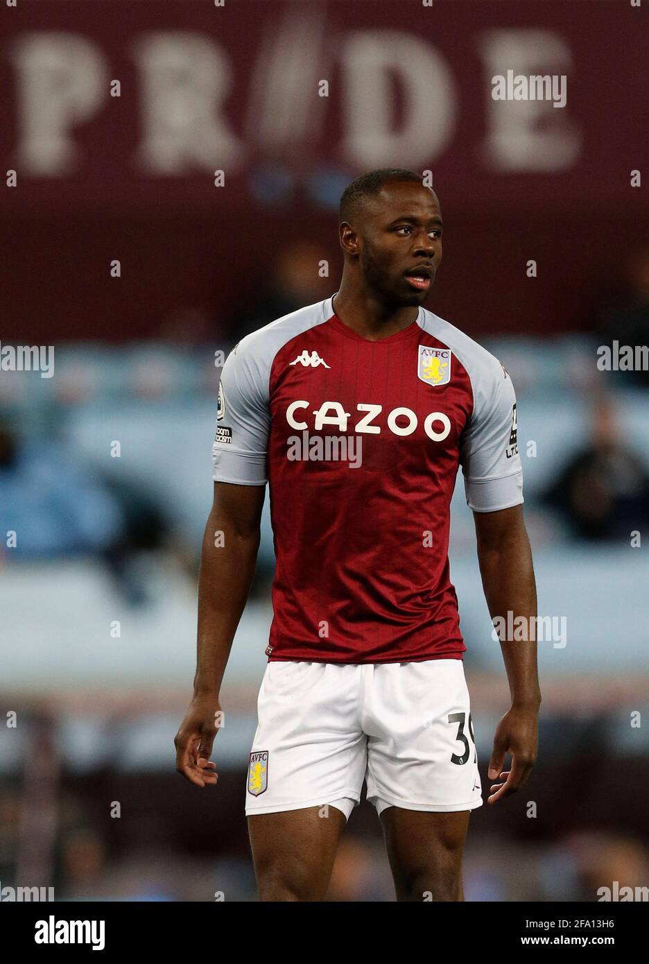 Birmingham, England, 21. April 2021. Keinan Davis von Aston Villa während des Premier League-Spiels in Villa Park, Birmingham. Bildnachweis sollte lauten: Darren Staples / Sportimage Stockfoto