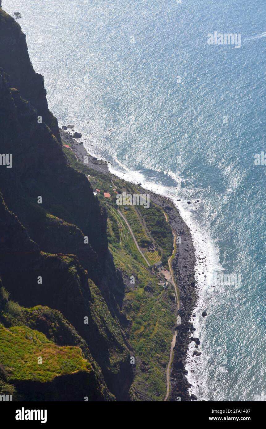 Cabo Girao auf der Insel Madeira, einer der höchsten Klippen Europas Stockfoto