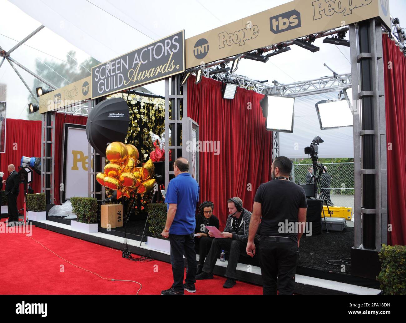 Ankunft der Sag Awards 2016 in Los Angeles, Kalifornien Stockfoto