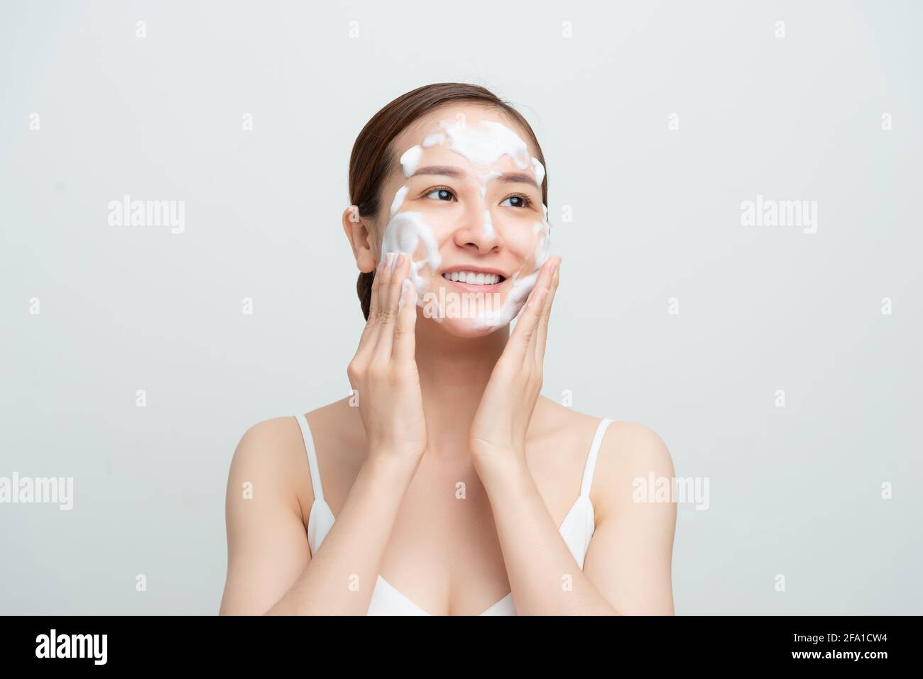 Hautpflege, Frauen Schönheit, Hygiene und Körperpflege Konzept. Stockfoto