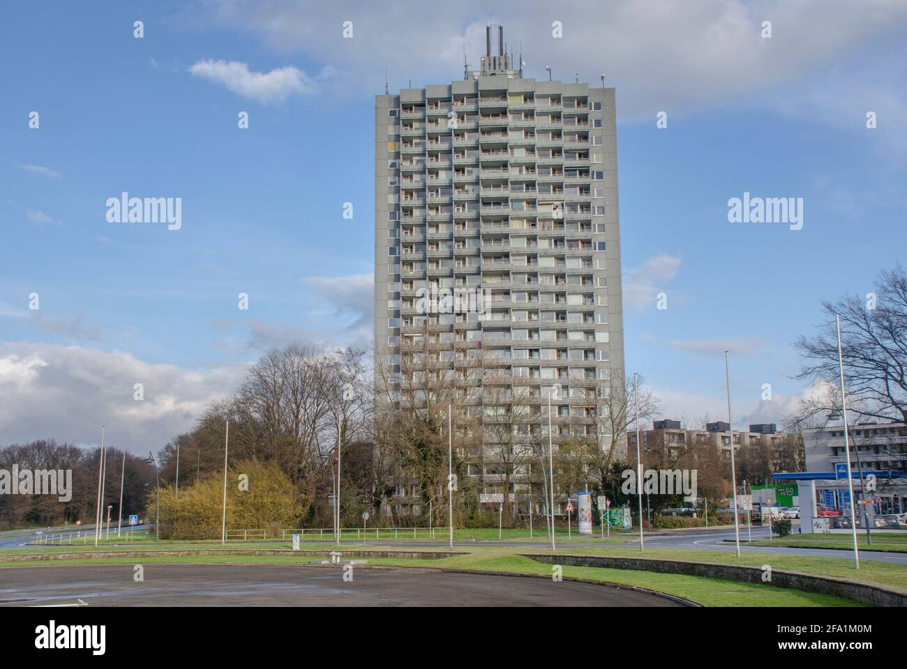 Europaplatz Aachen Eurohochhaus .. Hochhaus Europaplatz Hinter Europaplatz, … Stockfoto