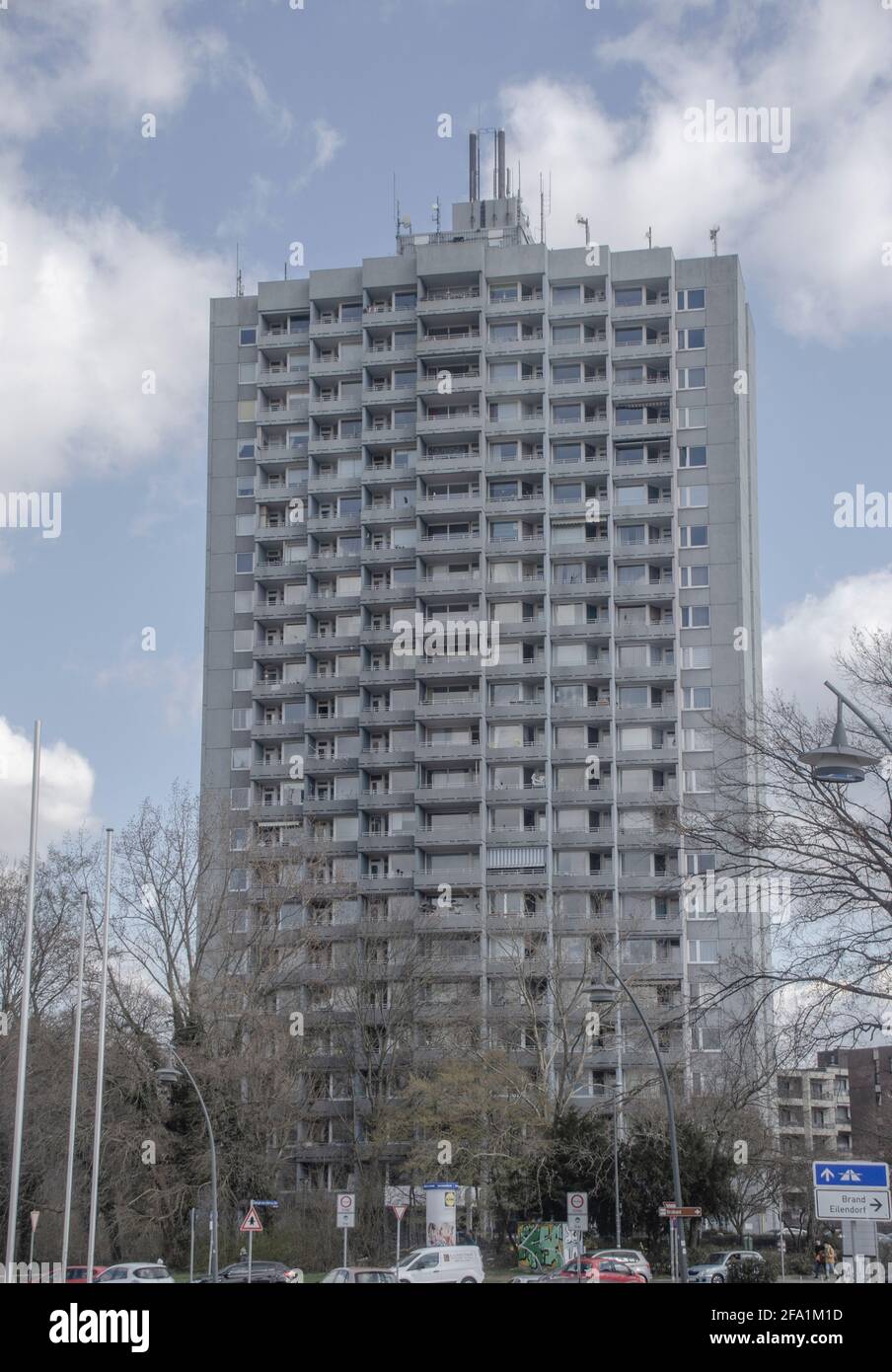 Europaplatz Aachen Eurohochhaus .. Hochhaus Europaplatz Hinter Europaplatz, … Stockfoto