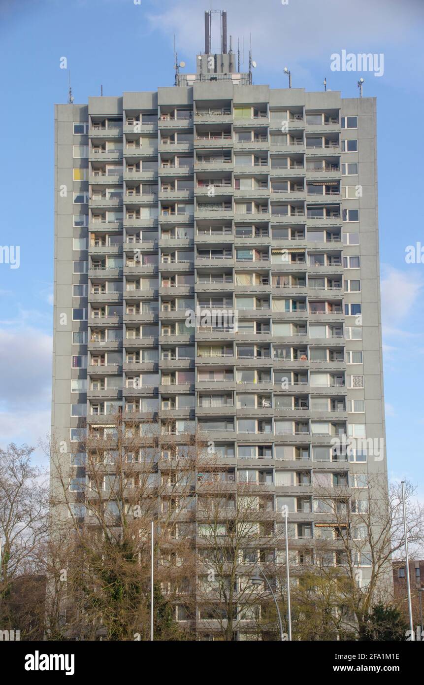 Europaplatz Aachen Eurohochhaus .. Hochhaus Europaplatz Hinter Europaplatz, … Stockfoto