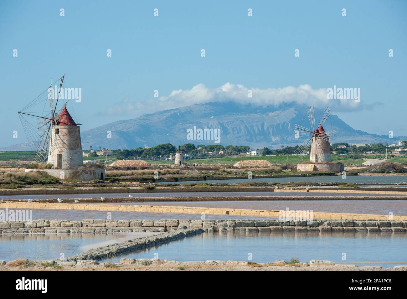Archäologischer Park von Selinunte in Sizilien Stockfoto