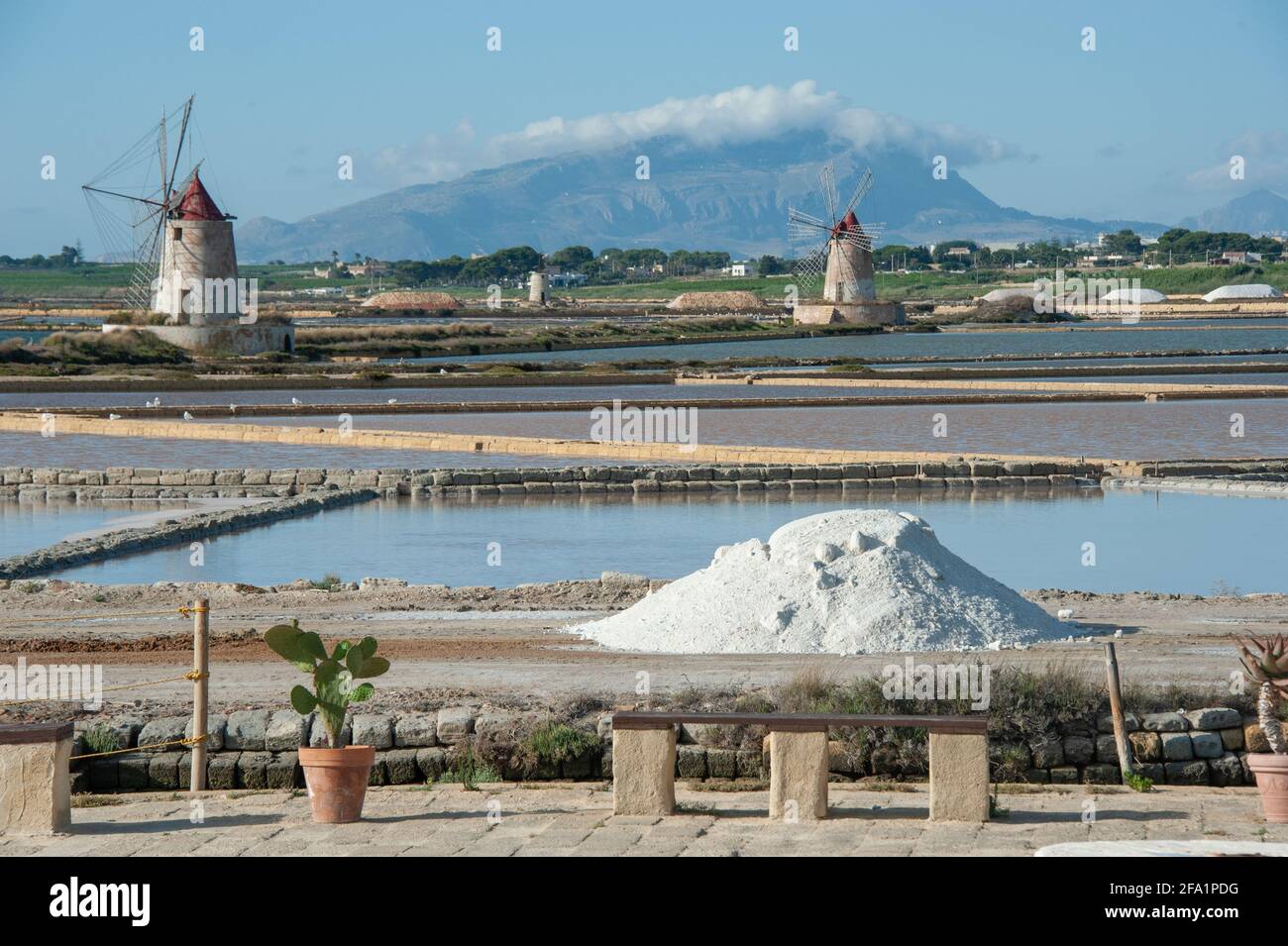 Archäologischer Park von Selinunte in Sizilien Stockfoto