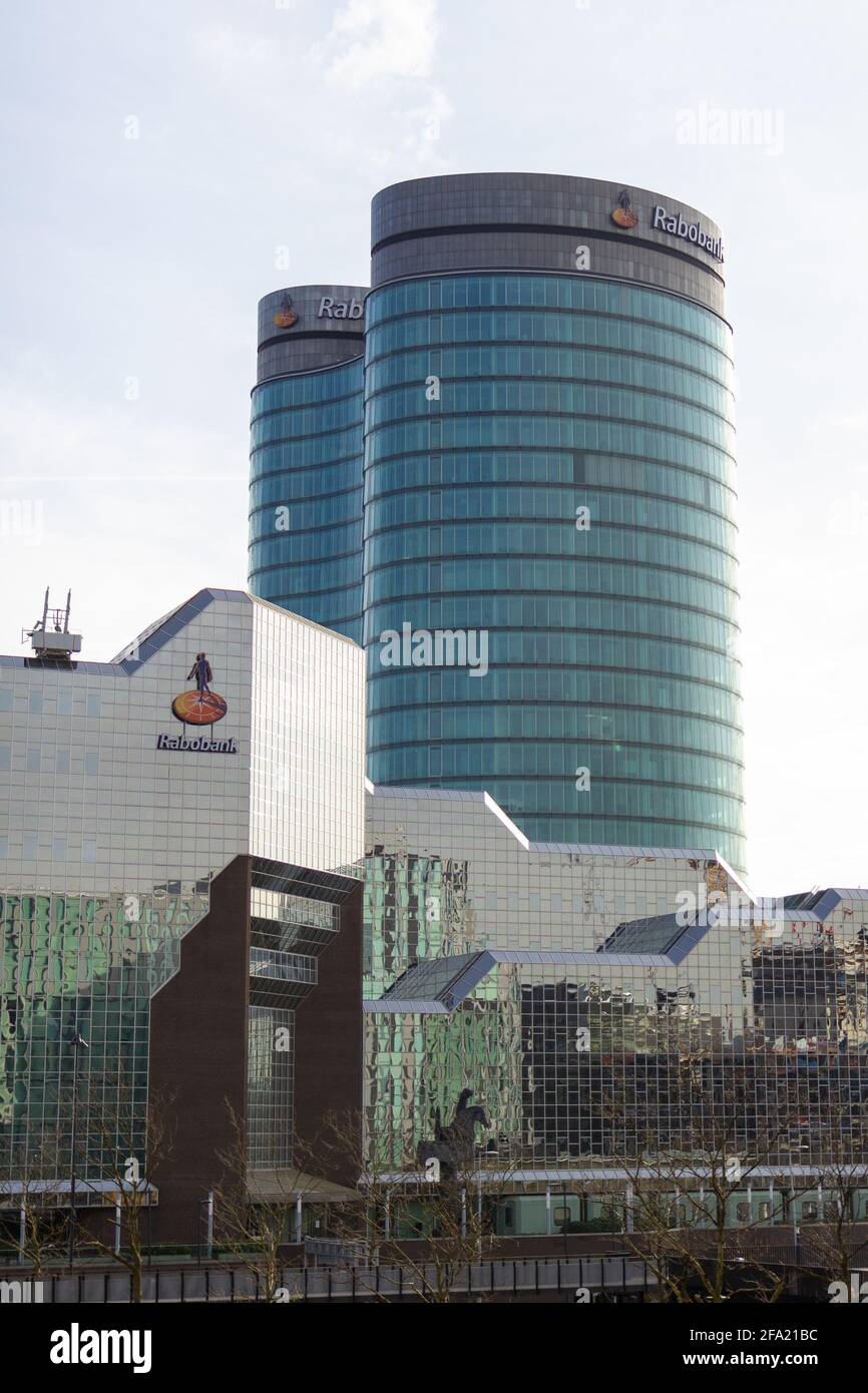 Rabobank Hauptsitz in Utrecht Stockfoto