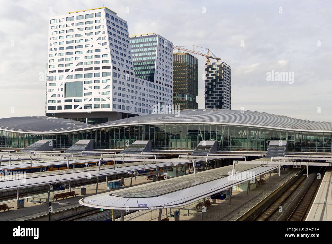 Modernes Stadtbild von Utrecht Stockfoto