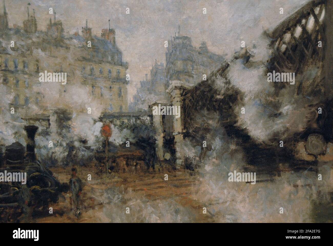 Claude Monet (1840-1926). Französischer impressionistischer Maler. Die Europabrücke, Bahnhof Saint Lazare, 1877. Marmottan Monet Museum. Paris. Frankreich. Stockfoto