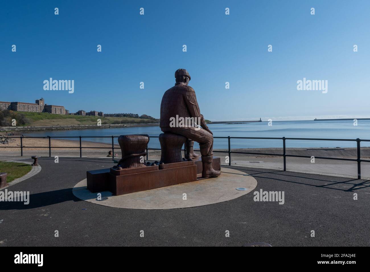 Fiddler Green, Fishermen Lost at Sea Memorial, North Shields, Tyne and Wear, Großbritannien Stockfoto