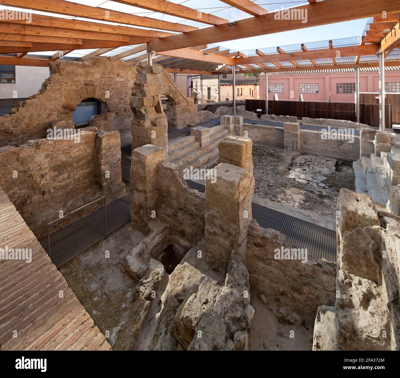 Banys Romans, Caldes de Malavella / Termes Romanes del Puig de Sant Grau  Stockfotografie - Alamy