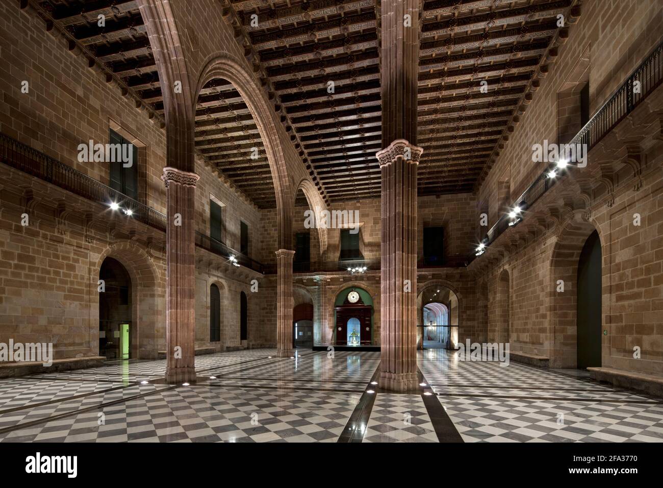 Palacio de la Lonja de Mar, Barcelona Stockfoto