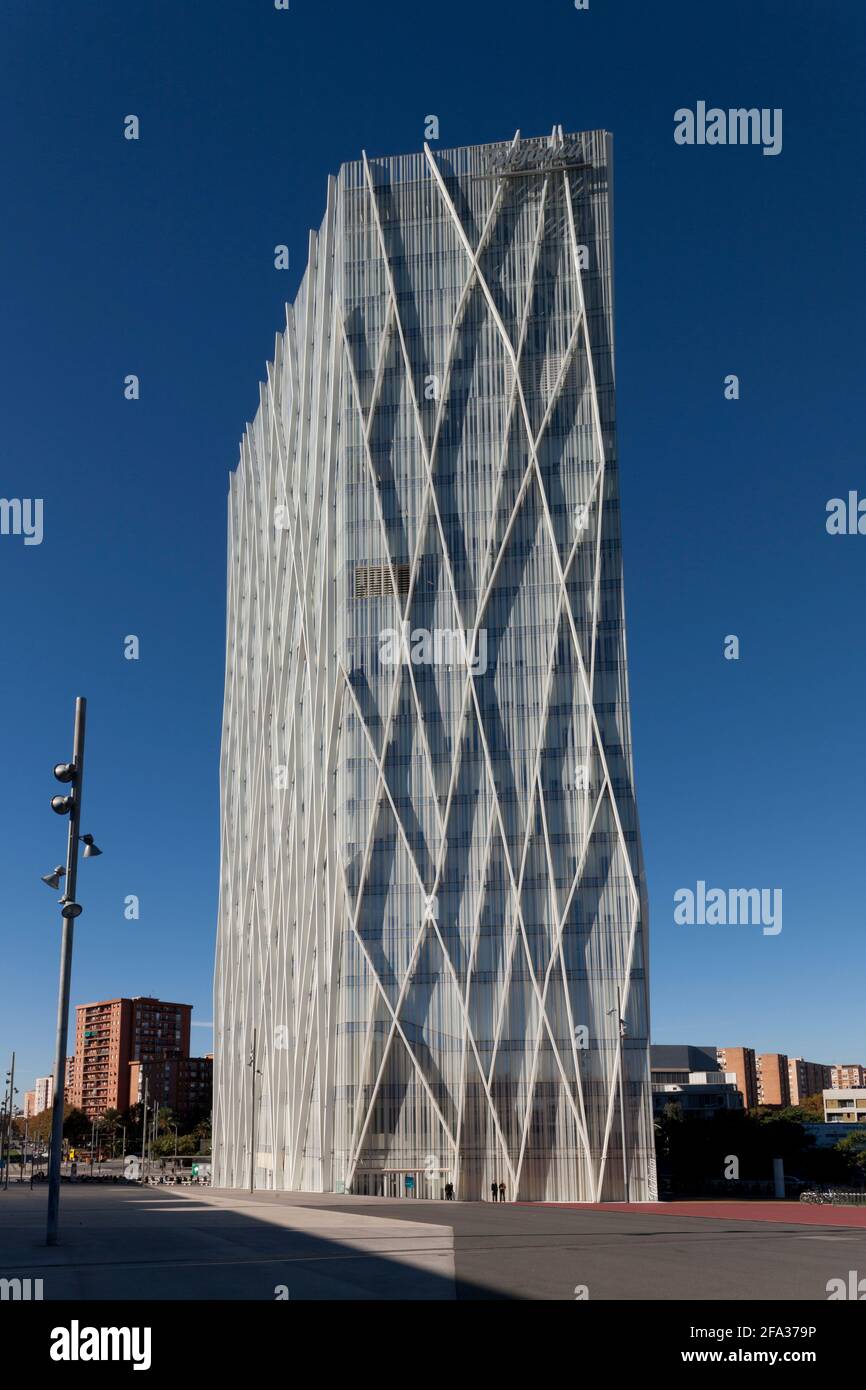 Torre Diagonal 00, Barcelona Stockfoto