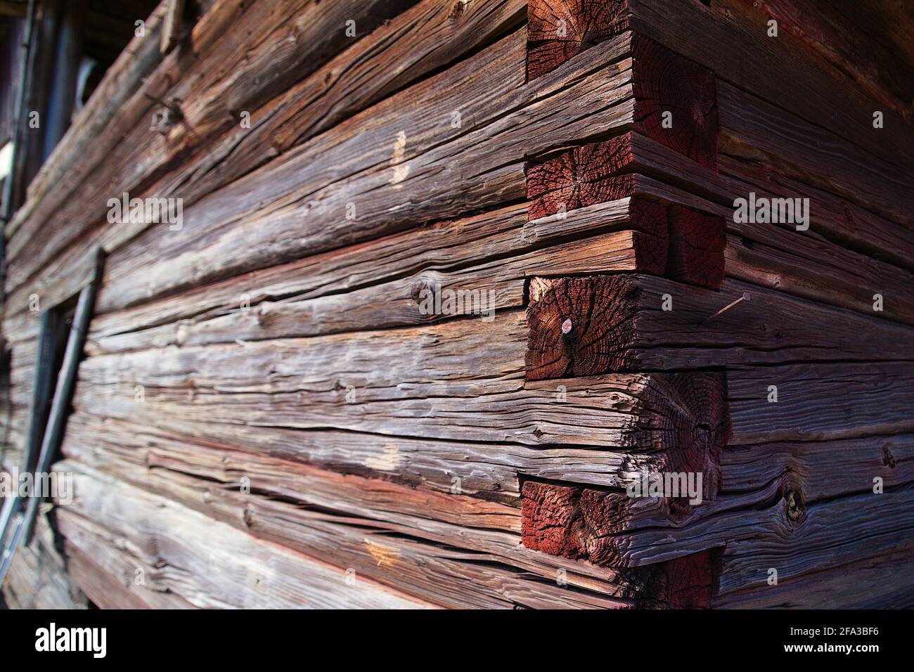 Alte Scheune Holzwand, rustikale Scheune, altes Holz, rustikale Holzstruktur Stockfoto