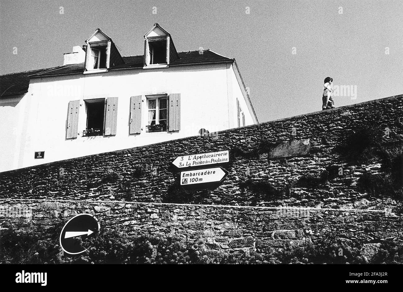 France Belle Isle Pic aufgenommen am 1989. August Stockfoto