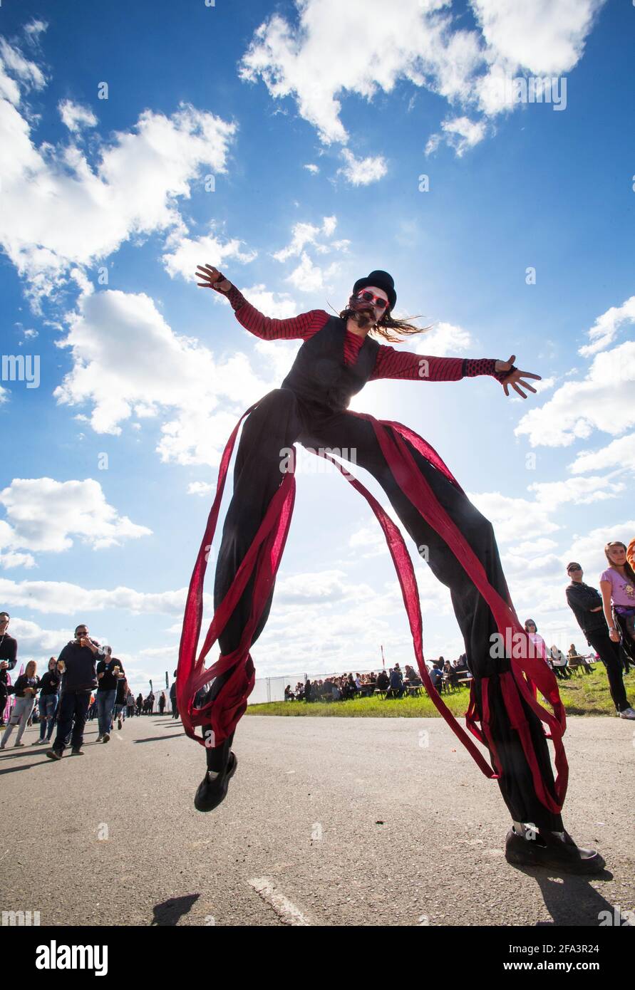 Bråvalla-Festival. Stockfoto