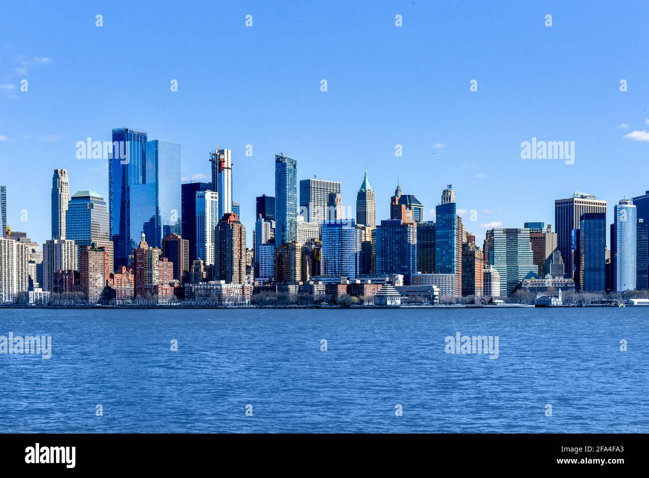 Skyline der Stadt New York City, Vereinigte Staaten von Amerika, USA Stockfoto