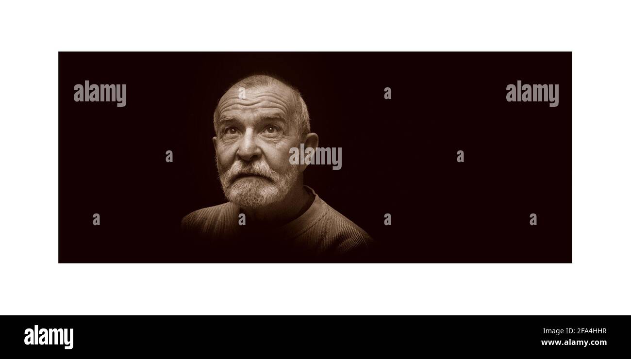 Athol Fugard...... Südafrikanischer Dramatiker in London.pic David Sandison 15/3/2002 Stockfoto