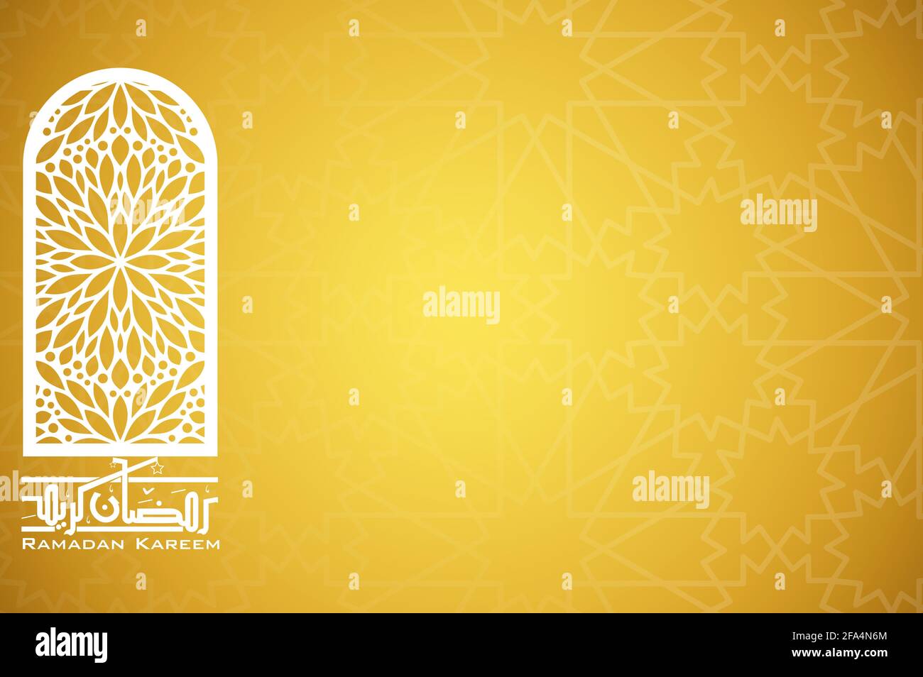 Ramadan Kareem schönes Design mit Kopierraum Hintergrund Stockfoto