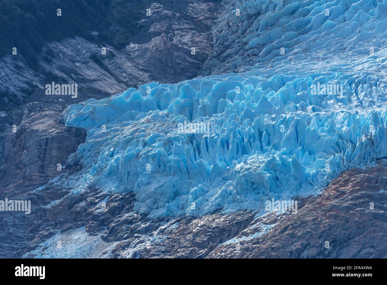 Blick auf den Balmaceda-Gletscher im Ohiggins-Nationalpark, Chile Stockfoto