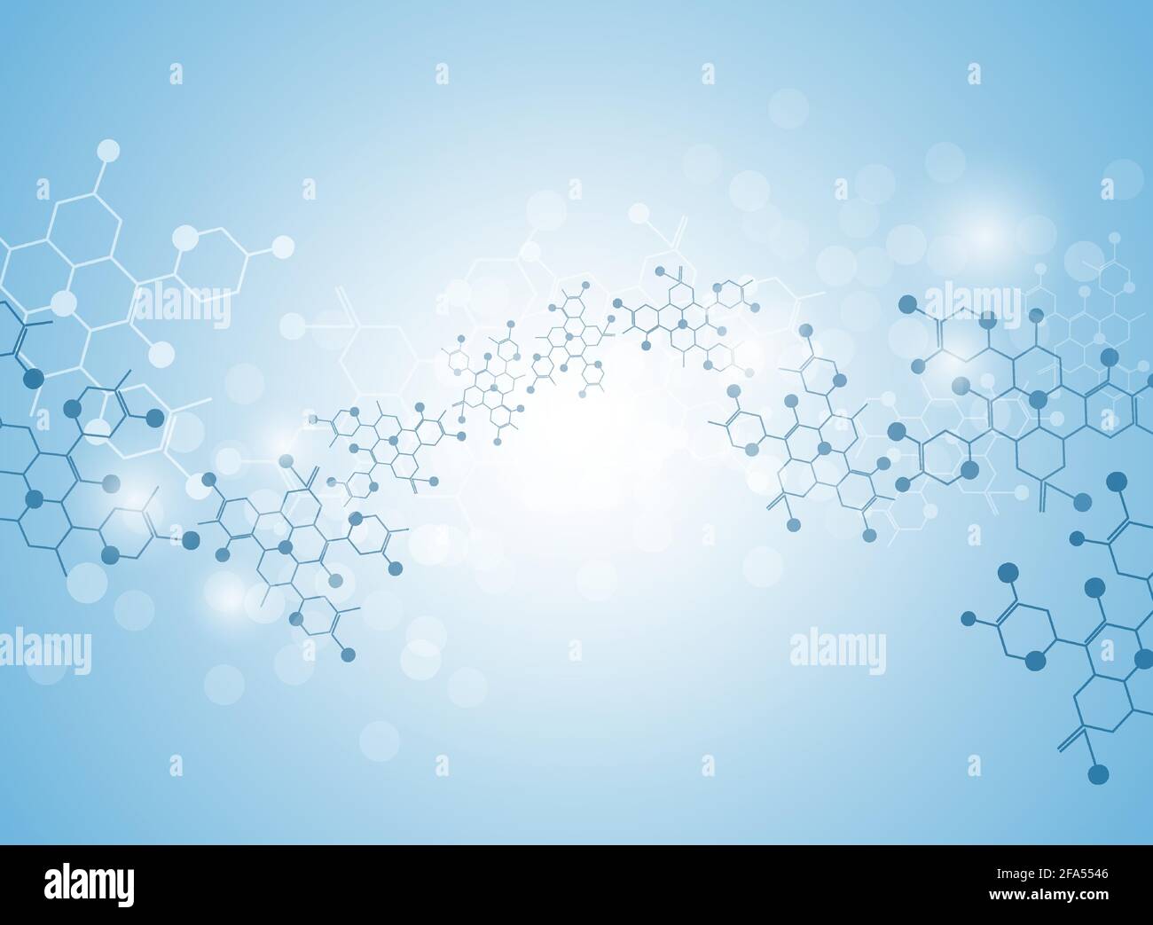 Medizinischer Hintergrund in abstrakte Wissenschaft Illustrationen Stock Vektor