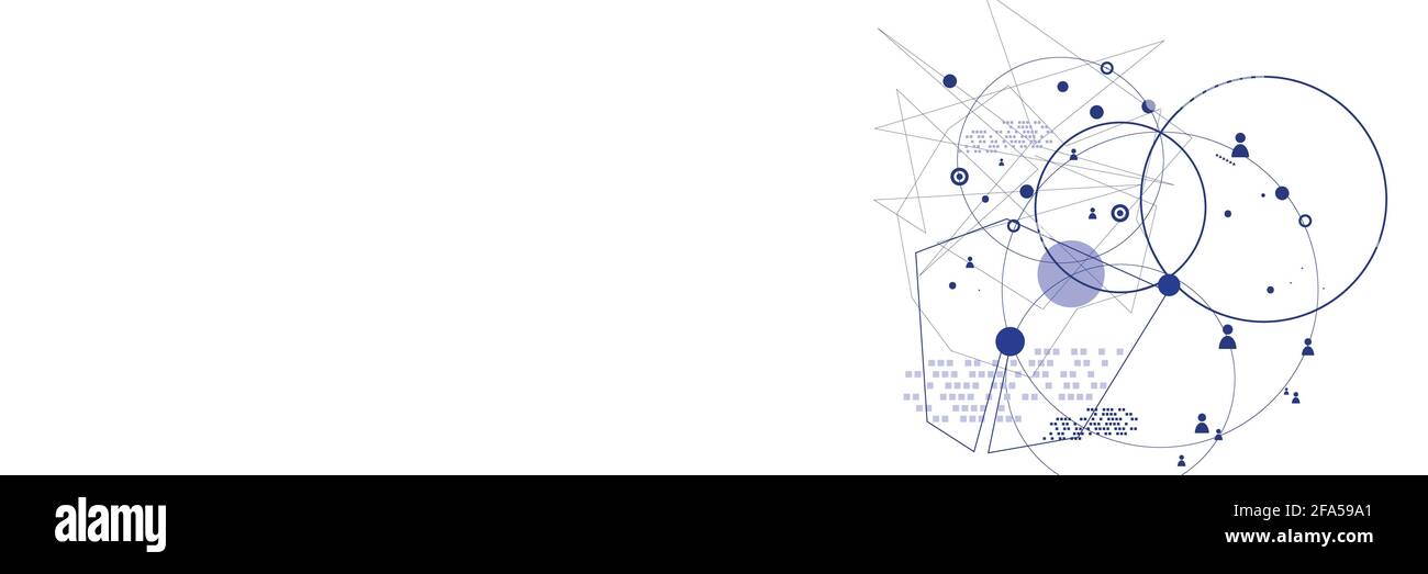 Menschliche Modellverbindung auf dem weißen Stock Vektor