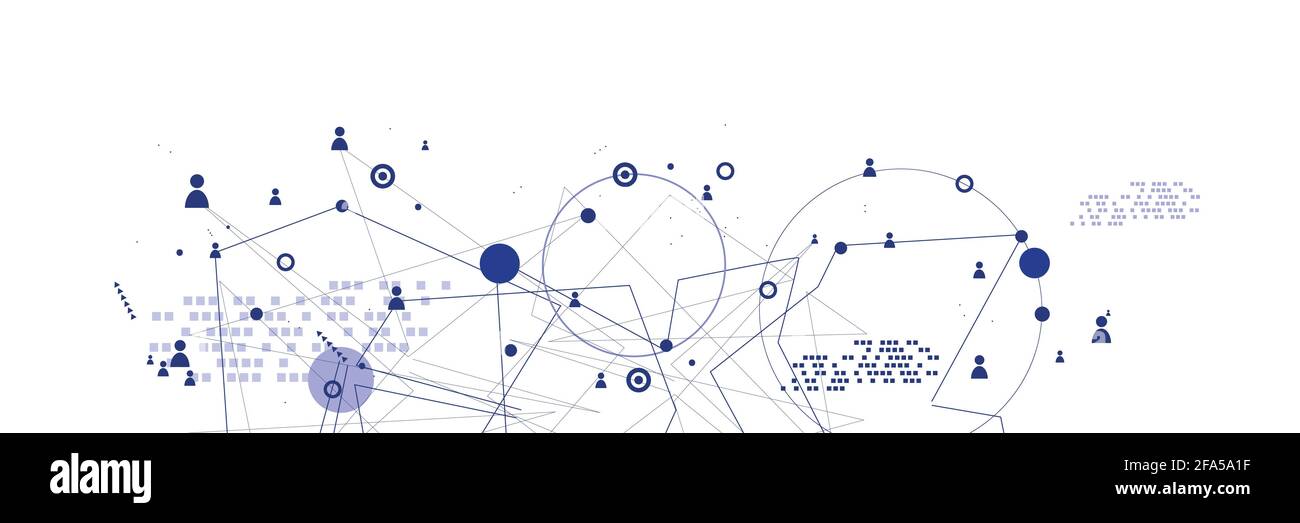 Menschliche Modellverbindung auf dem weißen Stock Vektor