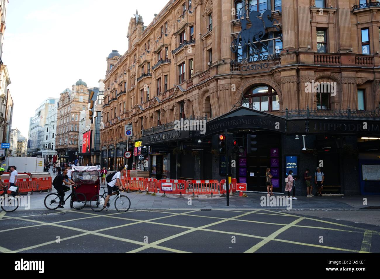 Das Hippodrome Casino auf der Cranbourn Street in Leicester Square, London, England, Großbritannien Stockfoto