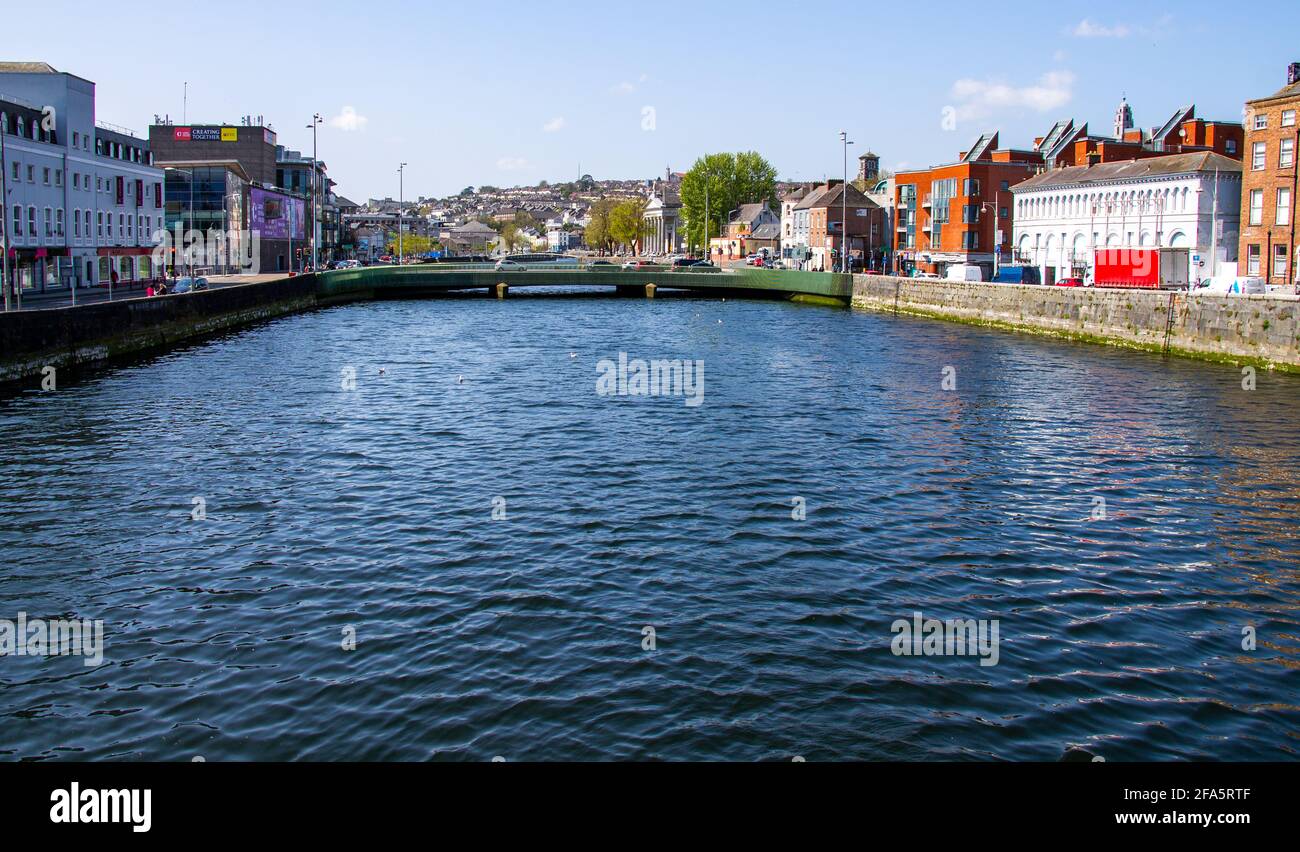 River Lee Cork City Centre Stockfoto