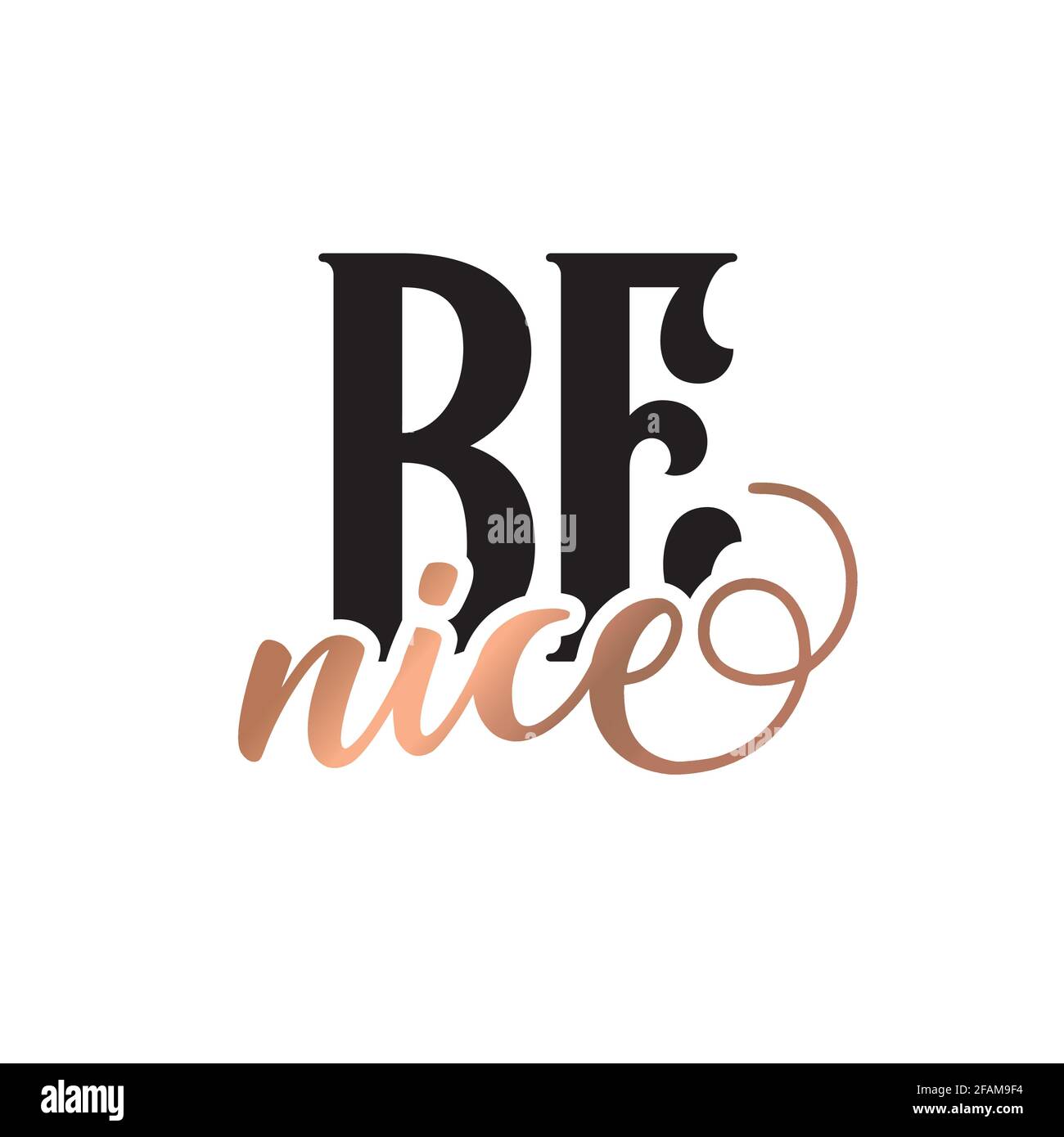 Moderner Feminismus Zitat isoliert auf weißem Hintergrund. Moderne Lettering-Kunst für Poster, Grußkarte, T-Shirt. Inspirierender Girly aus schwarzem und bronzefarbenem Gold Stock Vektor