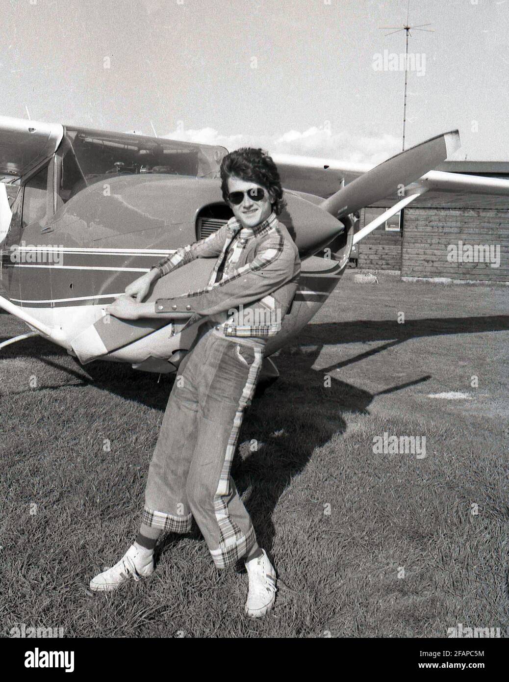 DATEI-FOTO: Der ehemalige Bay City Rollers Frontmann Les McKeown stirbt im Alter von 65 Jahren im Edinburgh Flying Club, um einen Kurs zu beginnen. Kredit: eric mccowat/Alamy Live Nachrichten Stockfoto