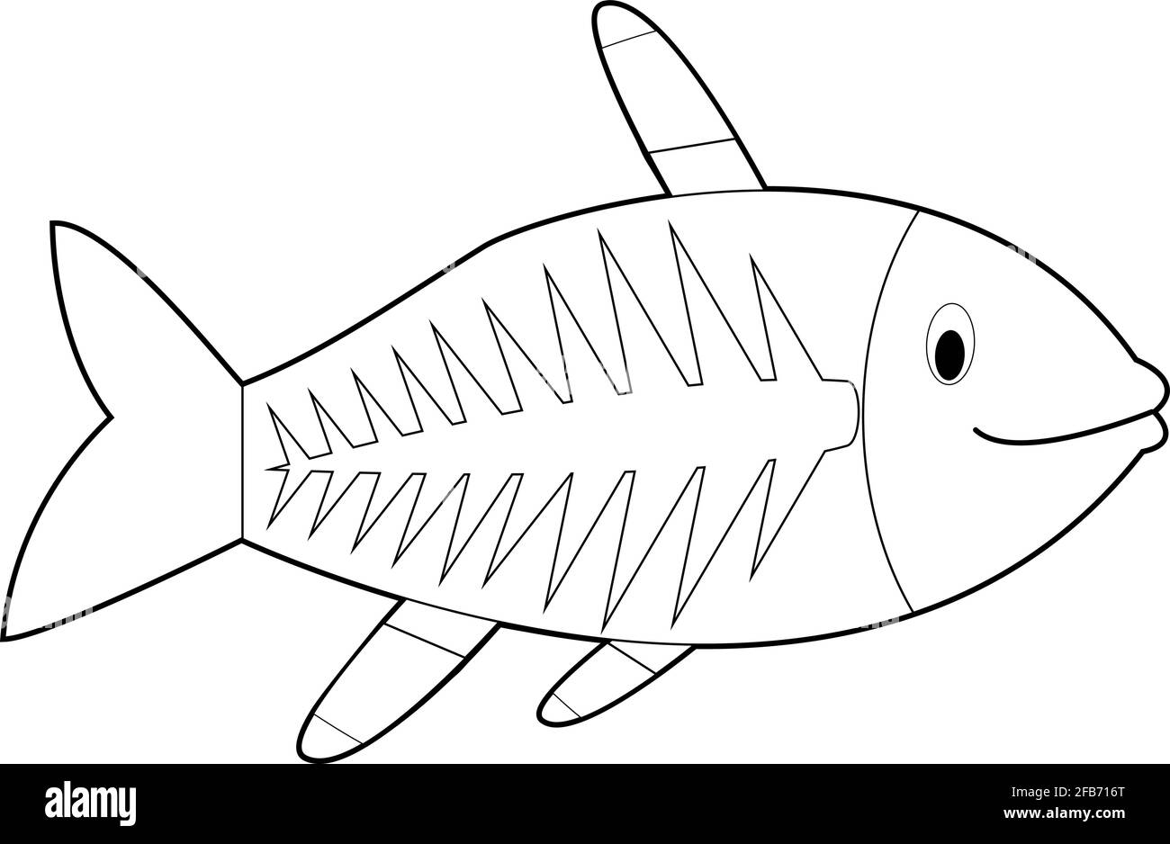 Cartoon fish skeleton Stock-Vektorgrafiken kaufen - Seite 2 - Alamy