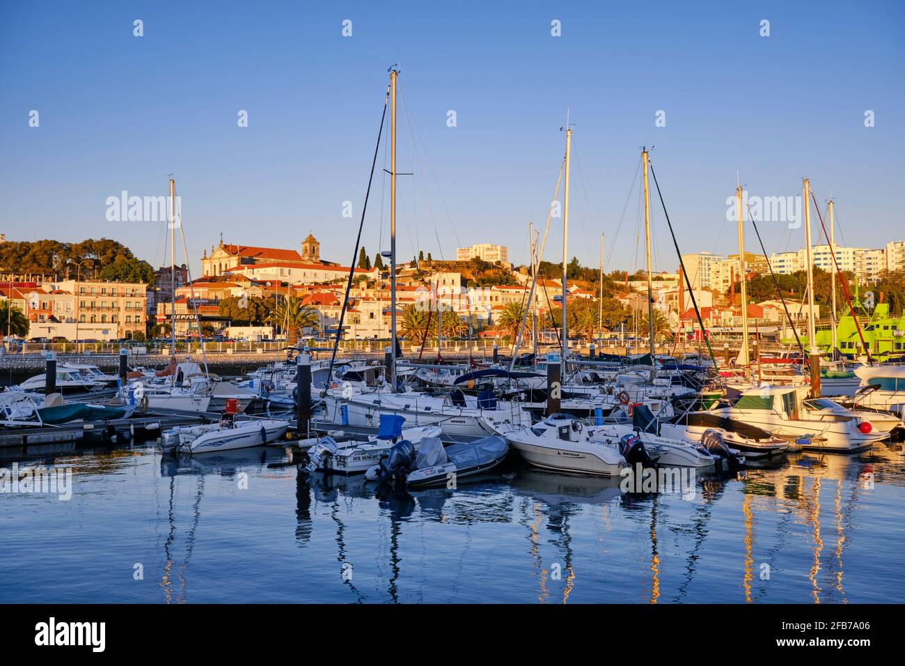Marina von Fontainhas. Setubal, Portugal Stockfoto