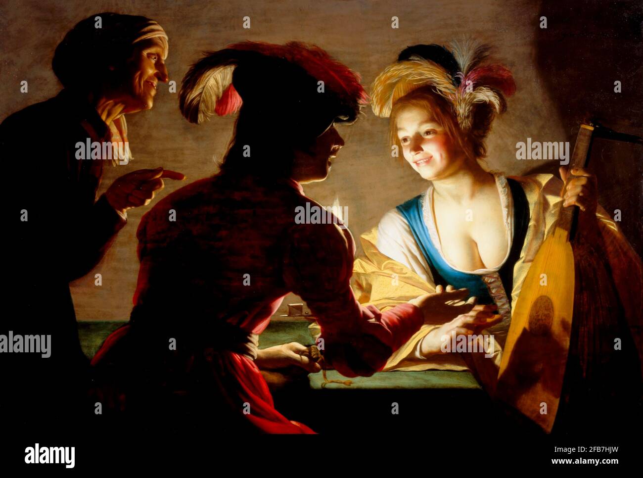 Die Proculess - Gerard van Honthorst, 1625 Stockfoto