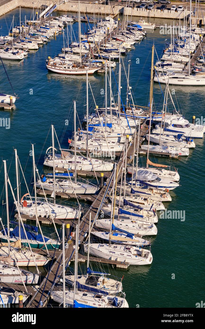 Belem Marina. Lissabon, Portugal Stockfoto