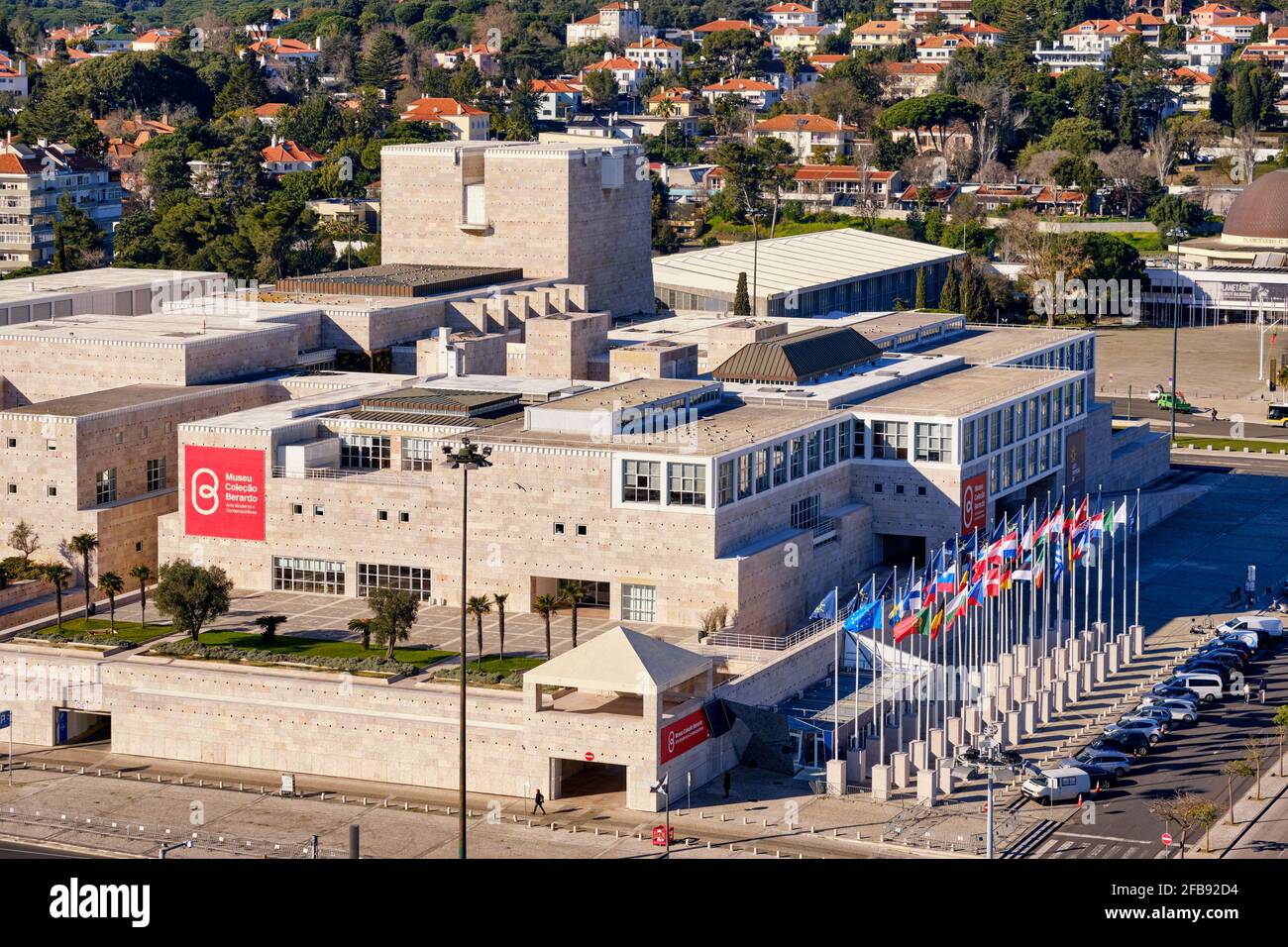 Belem Kulturzentrum. Lissabon, Portugal Stockfoto