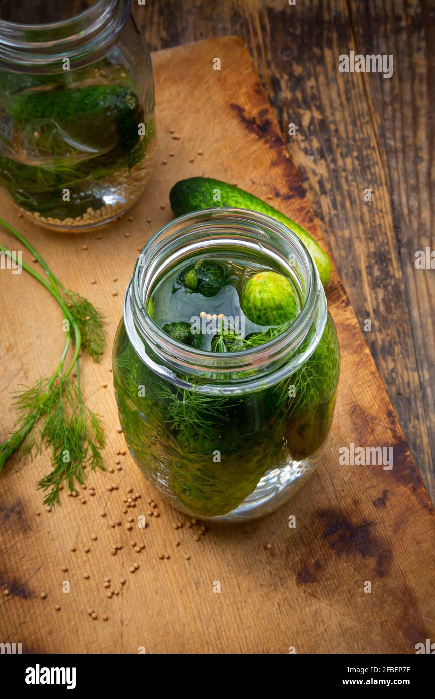 Eingelegte cornichons -Fotos und -Bildmaterial in hoher Auflösung – Alamy