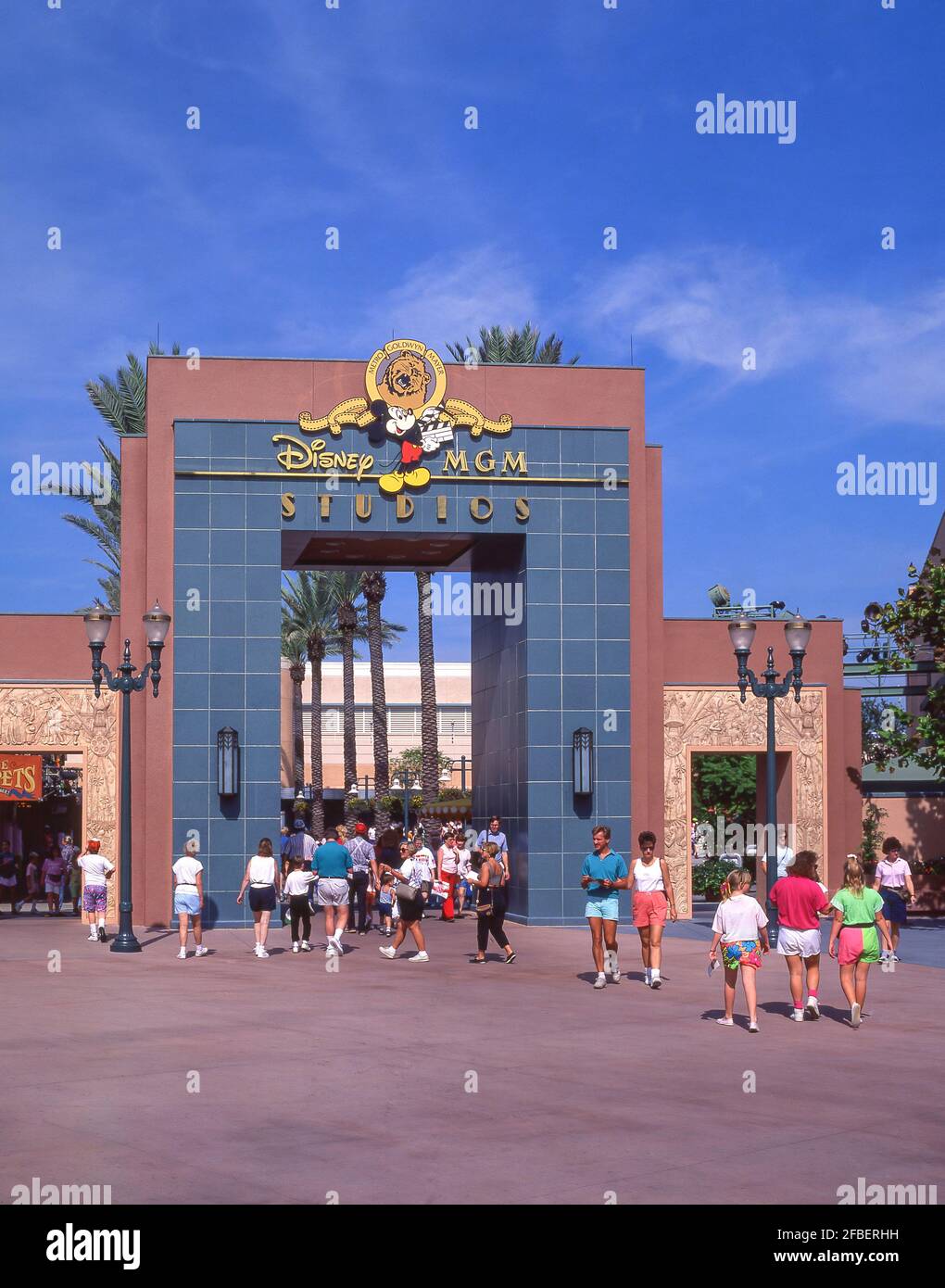 Studios Eingang, Disney-MGM Studios, Orlando, Florida, Vereinigte Staaten von Amerika Stockfoto