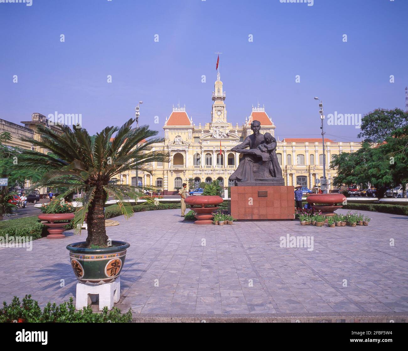 Rathaus von Ho Chi Minh, Union Square, Ho Chi Minh City (Saigon), Sozialistische Republik Vietnam Stockfoto