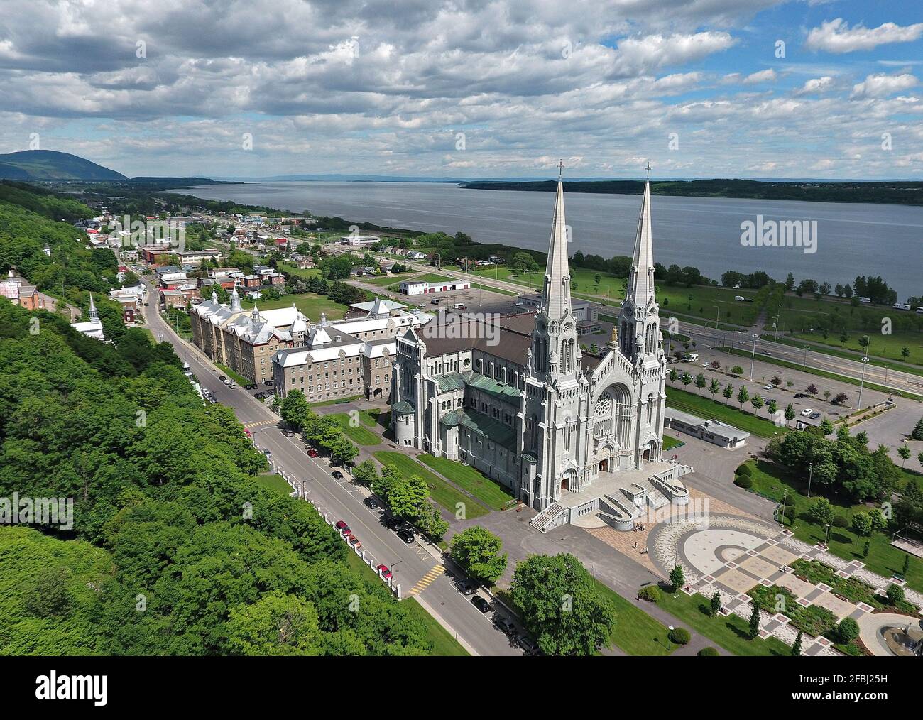 Basilique Ste-Anne de Beaupré, Quebec, Kanada Stockfoto