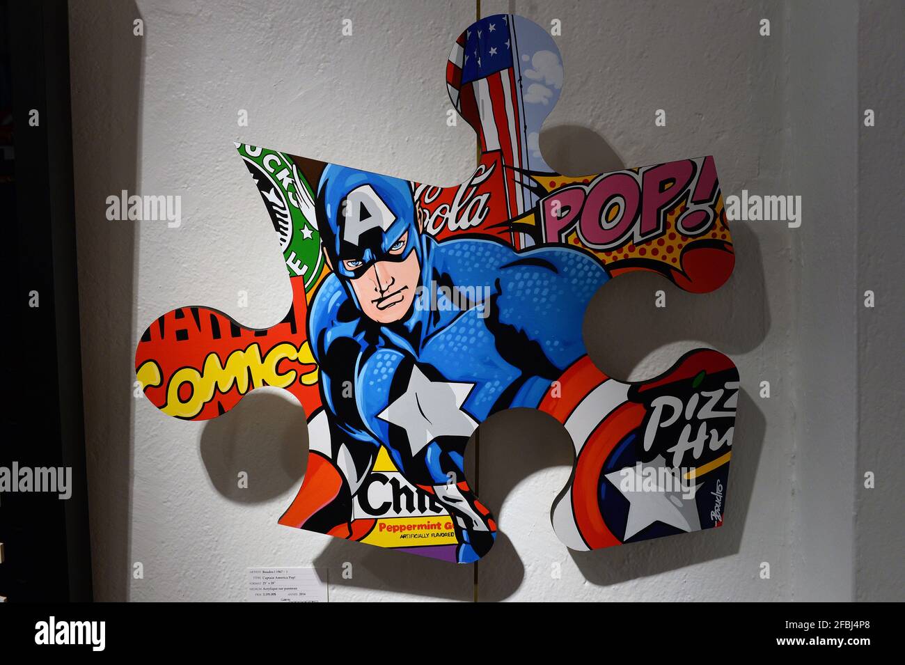 Ein Kunstwerk von Boudro Stockfoto